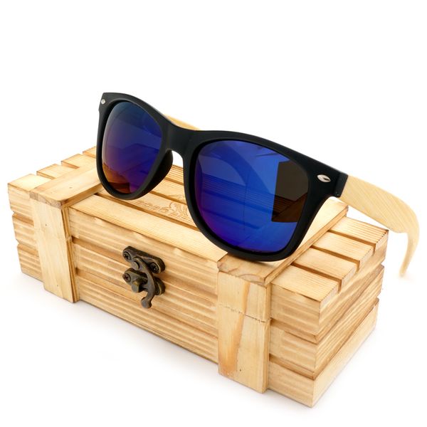

2020 men's sunglasses bamboo legs polarized lens sun glasses with wood gift boxes cool sunglasses for friend as gifts item, White;black