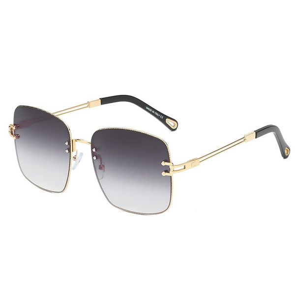 

travel street fashion sunglasses light and women men sunglasses couple metal glass luxury trend mirror leisure 157 frame new pnivs, White;black