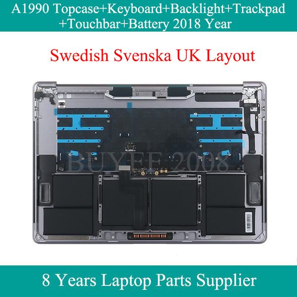

lapreplacement keyboards original a1990 case 2021 for retina ase swedish keyboard backlight trackpad touchbar a1953 battery