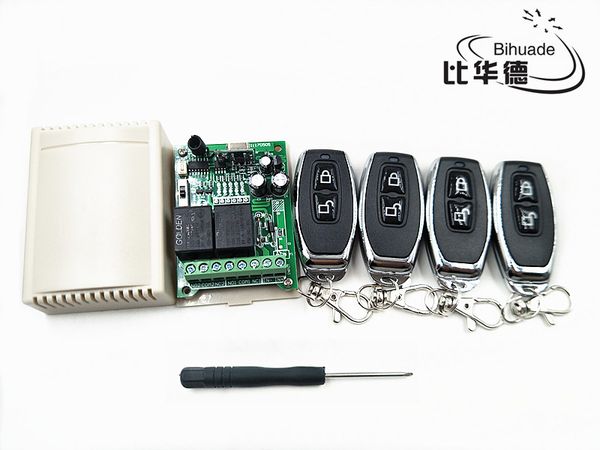 

remote controlers learning code 433mhz universal wireless control switch dc12v 2ch relay receiver module and controls 1527