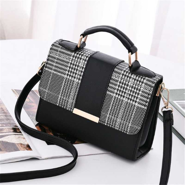 

women fashion pu leather shoulder small flap crossbody handbags handle tote messenger bags #0919