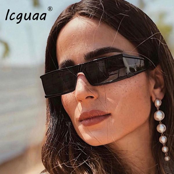 

square 2020 fashion small square sunglasses women new mirror men shades glasses trend unique sunglasses women, White;black