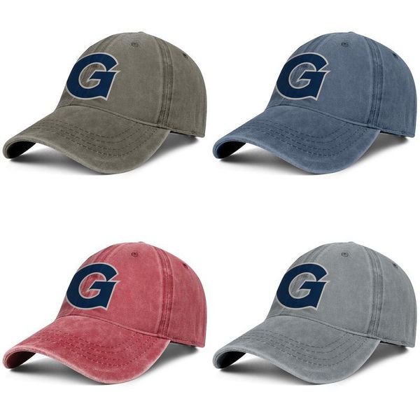 

мужчины женщины georgetown hoyas баскетбол логотип мода denim бейсболка прохладный омывается папа hat регулируемый vintage болл marble печат, Blue;gray