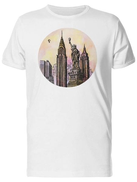 

om, statue of liberty, nyc men's tee -image by cool gift personality tee shirt