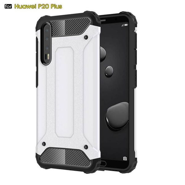 

dual layer heavy duty rugged armor case for huawei p20 plus hybrid tpu pc shockproof protective cover