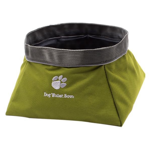 

pet bowl собака складные складная портативный путешествия питание воды чаша
