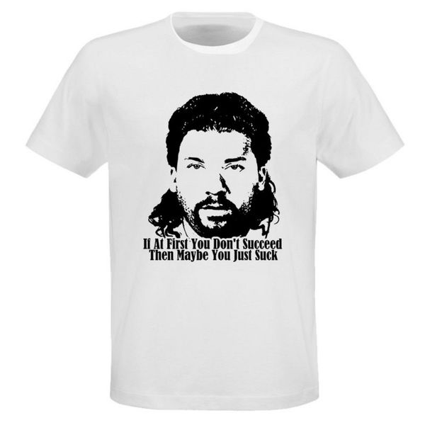 

if at first you don't succeed kenny powers quote t shirt classic quality high t-shirt