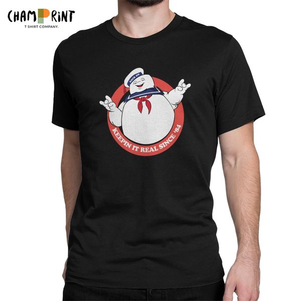 

keep it real t рубашки мужские хлопчатобумажные потрясающие футболки o шеи ghost busters ghostbusters фильм тройники с коротким рукавом топы