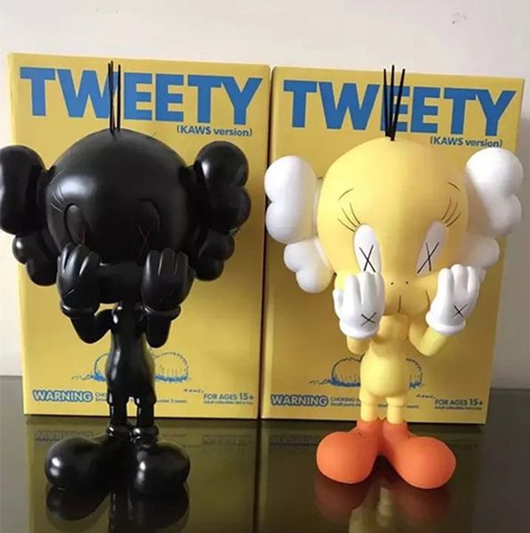 

popular children's dolls mand kaws trend art of yellow bird doll