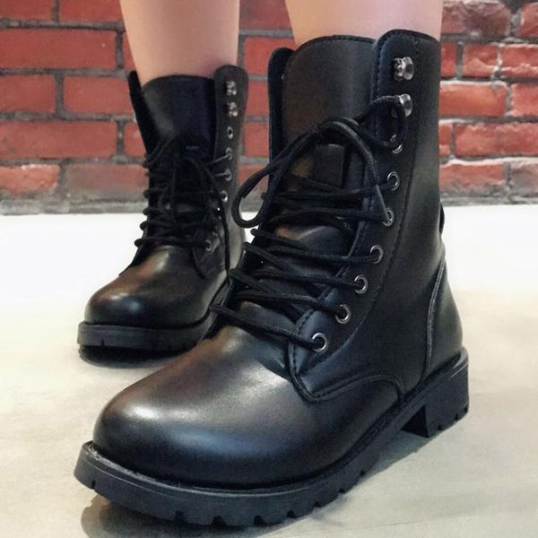 

japanese plus size 42 boots women shoes high 2020 black british biker motorcycle boots thin spring fall fashion shoe