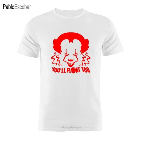 

shubuzhi хлопок унисекс футболка pennywise horror это страшный клоун работа подарков tee