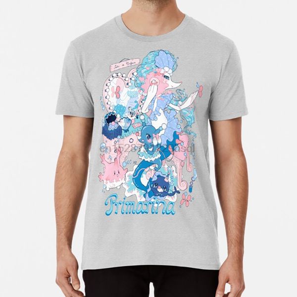 

starter family primarina t shirt primarina sun moon brionne clamperl corsola luvdisc popplio beauty
