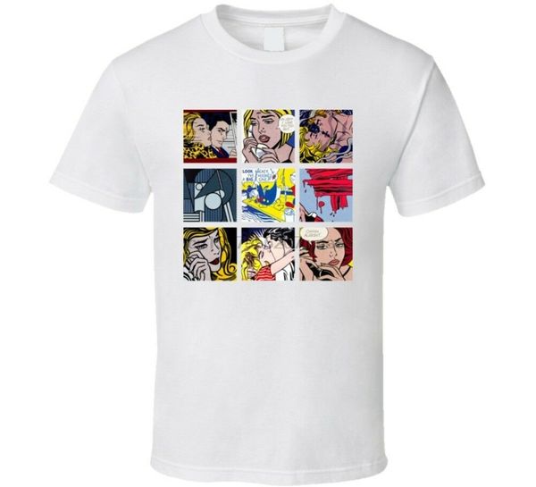 

roy lichtenstein art paintings cute trendy artsy t shirt