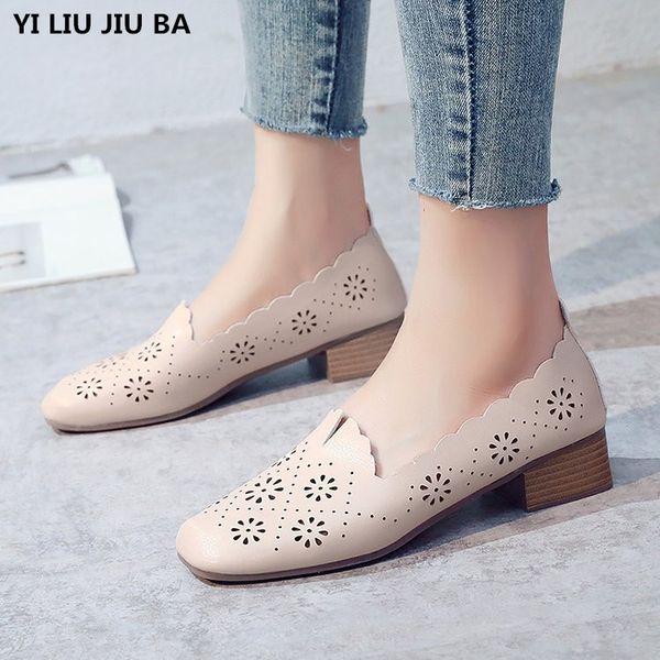 

dress shoes women summer platform round toe comfortable woman casual soft bottom mid heels pumps party mujer, Black
