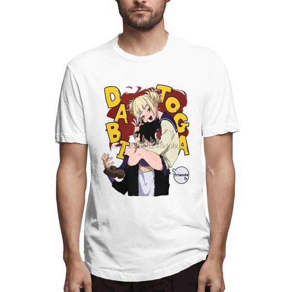 

cool boku no hero academia dabi and himiko toga black men's short sleeve t-shirt