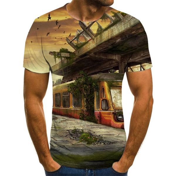 

new sky color creative creative design for romantic fantasy universe starry sky t-shir 3d print shirts graphic comics harajuku men clothing