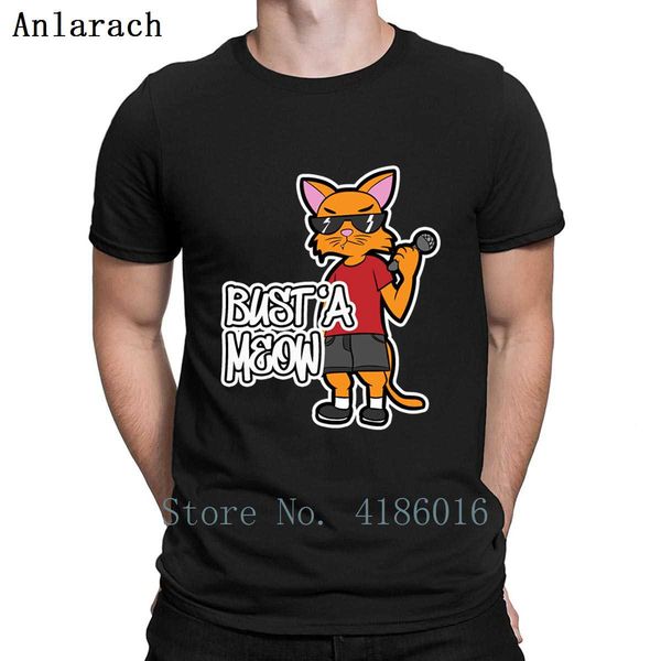 

bust a meow rapper cats t shirt euro size s-5xl trend graphic summer style homme cotton fashion printed shirt