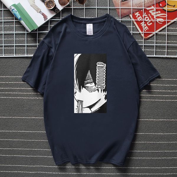 

s slurp t-shirt s todoroki endeavor hero academia izuku deku bakugo all might mha cotton t shirt harajuku men clothing