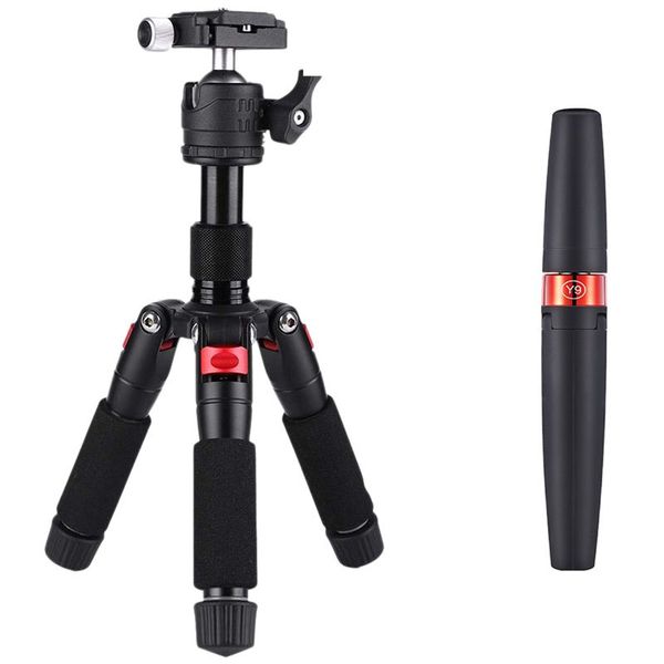 

k521 5-section extendable aluminum alloy tripod with portable integrated tripod selfie stick