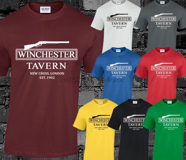 

winchester tavern mens t shirt shaun of the dead inspired movie film s-5xl