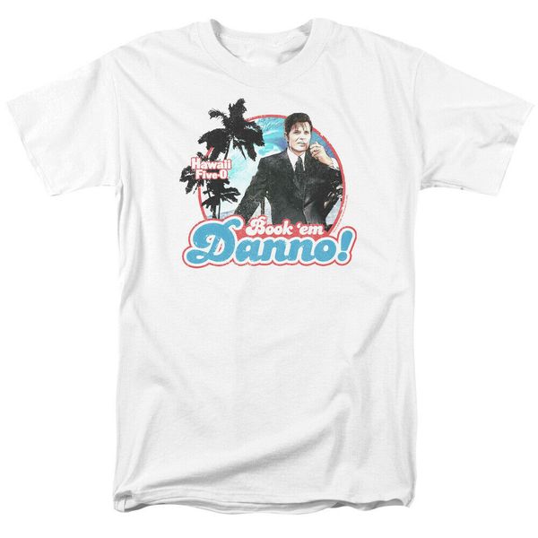 

hawaii 5 0 t shirt men women book em danno white sportswear tee shirt