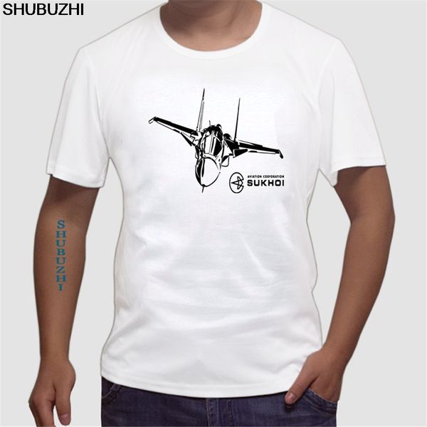 

cotton t shirt men summer family t-shirt sukhoi su-34 syrien russian airplane bomber make tee shirts euro size