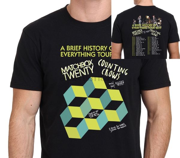 

matchbox twenty counting crows tour t-shirt mens black размер s-xxl к