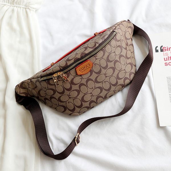 

new korean running fashion men's and women's chest messenger multi-functional fashion bag ins mainstream bag cd8at