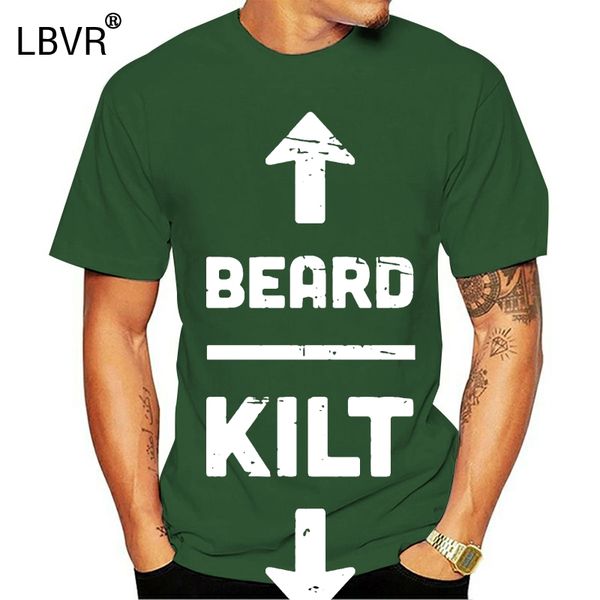 

men t-shirt beard kilt scottish design tshirt women t shirt