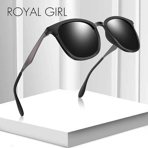 

sunglasses royal girl fashion designer men polarized retro oval driving black frame eyewear sun glasses uv400 ms015, White;black