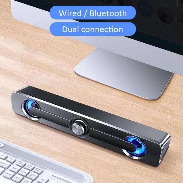 

mini usb wired powerful stereo laptablet speakers bluetooth loudspeaker
