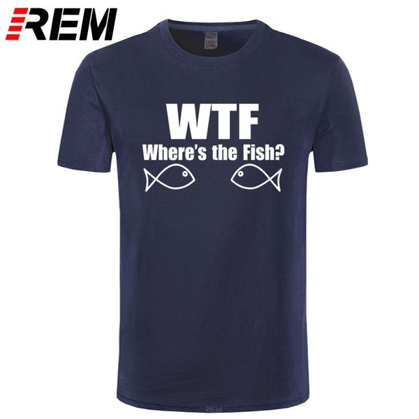 

wtf where's the fish funny t shirts fishings tshirt two fish facing each other humor printing t-shirts tees quality