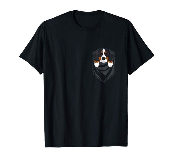 

бернский зенненхунд карман graphic t-shirt dog gift 2019 летний стиль высокого качества tops футболочку для man o-neck tee