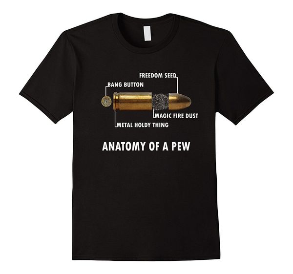 

new 2019 summer fashion anatomy of a pew bullet deconstruction t-shirt [buy 3 get 1 tee shirt