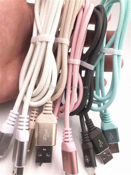 

colorful soft pu leather charging cord metal usb cable data sync wire for samsung s8 s7 edge s6 android phone