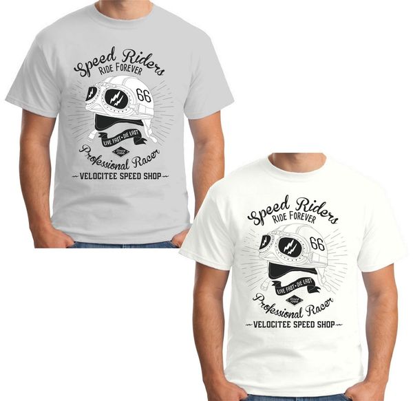 

summer 2019 short sleeve plus size mens premium t-shirt speed riders racer biker motorsport tt v128 tee shirt