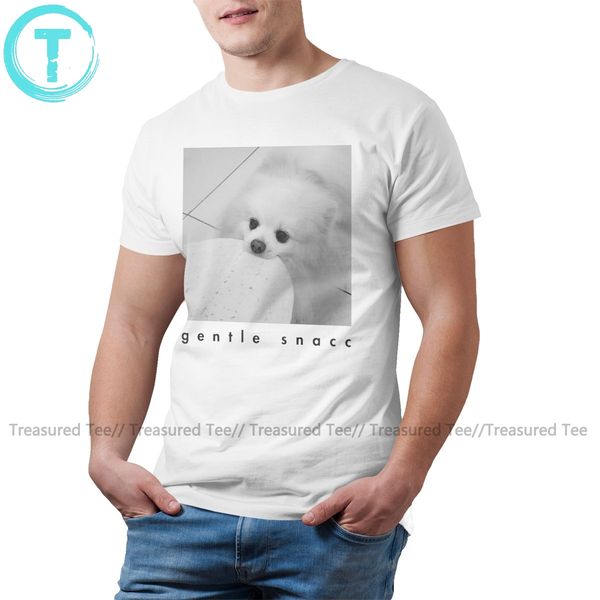 

pomeranian t shirt gentle snacc tortilla dog t-shirt 100 percent cotton graphic tee shirt awesome tshirt