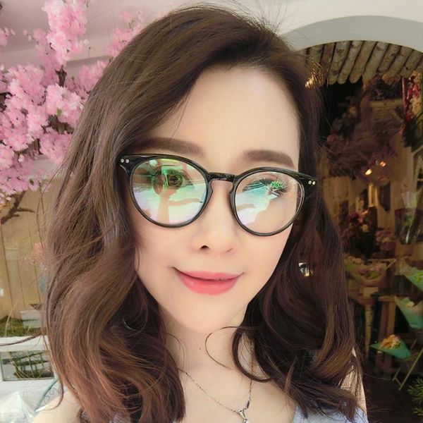 

fashion sunglasses frames vintage clear lens glasses frame women eyewear men eyeglasses spectacle reading oculos de grau, Black