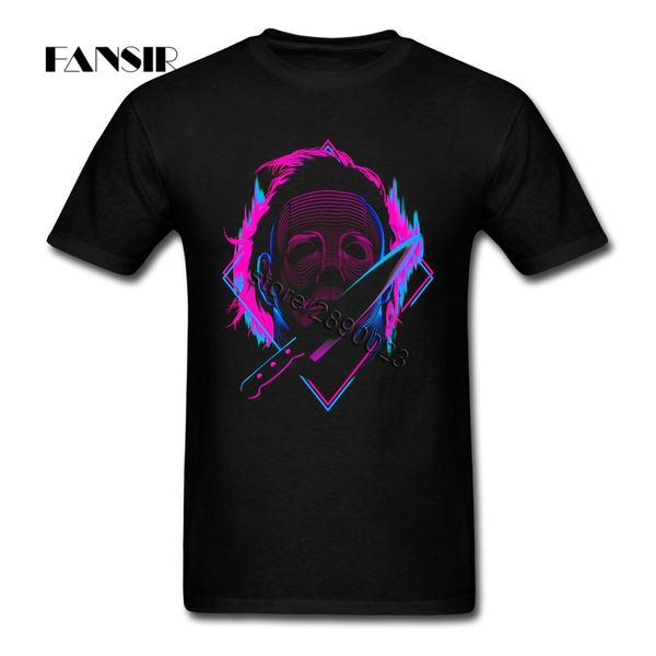 

over size michael myers 2020 new arrival tshirts men man's white short sleeve custom men t shirts teenage clothes