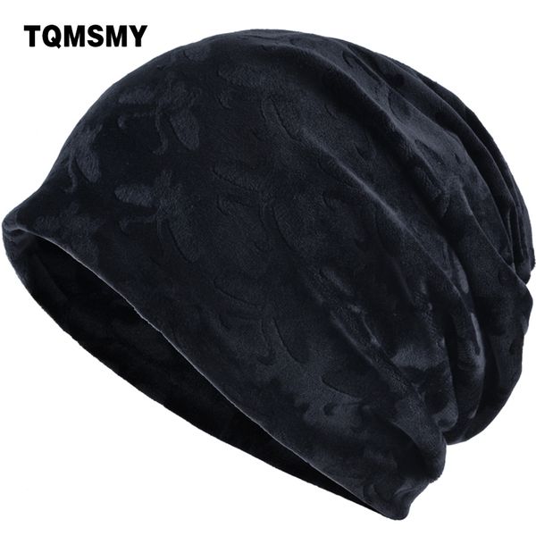 

tqmsmy spring autumn women beanie hats female warm velvet skullies casual elasticity gorros caps for woman collar scarf tmdh17, Blue;gray