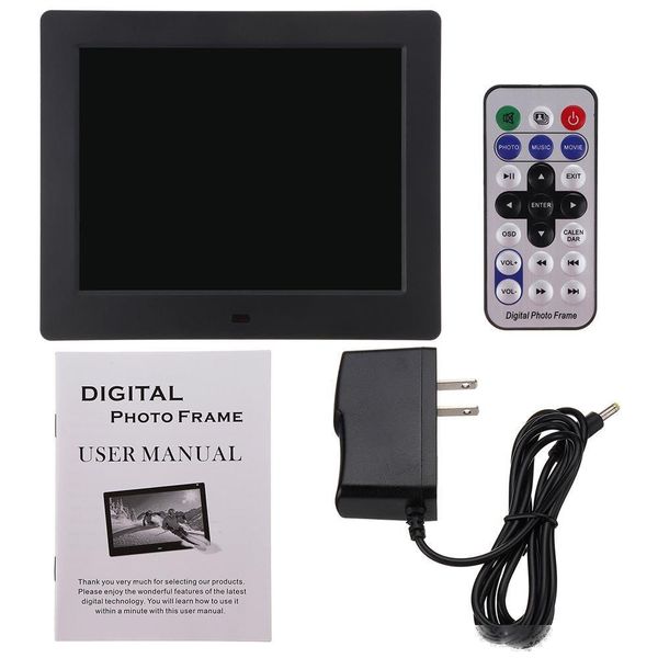 

8 inch screen led backlight digital p frame electronic album picture music movie full function gift for friends
