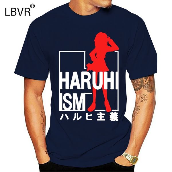 

меланхолия харухи suzamiya тенниска - haruhiism logo - мужчины и женщин монтажн новые футболки смешная tops tee new unisex весёлые tops