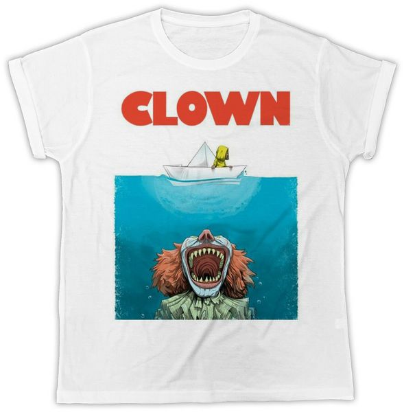 

cool jaws clown poster cool funny tshirt custom made tee shirt