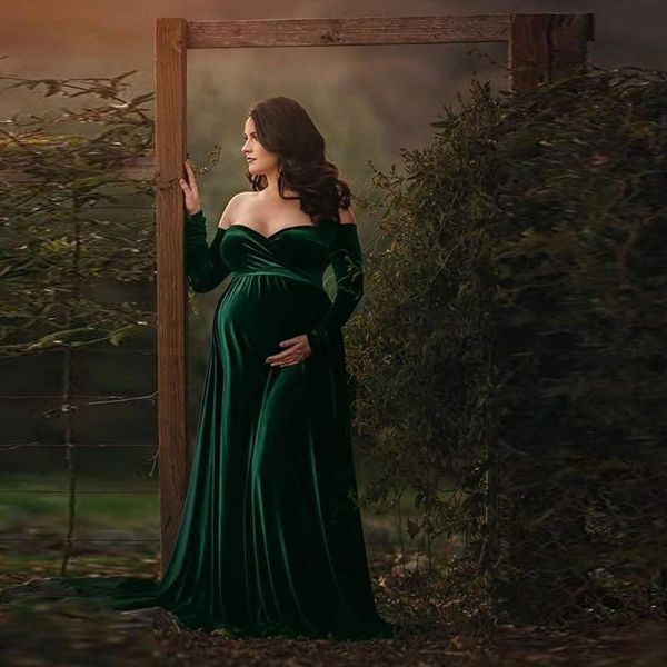 

pleuche maternity dresses for p shoot clothes pregnancy dress pgraphy maternity pgraphy props for pregnant women, White