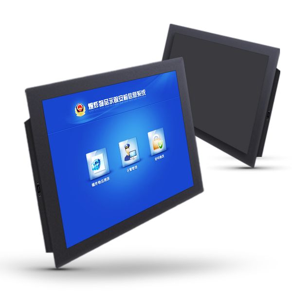 

7 8 10 12 15 17 19 21.5 inch wall mounted fanless capacitive ip65 waterproof industrial lcd no touch screen monitor