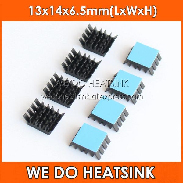 

fans & coolings we do heatsink spiky black 13x14x6.5mm aluminum with thermal pad applied for chips