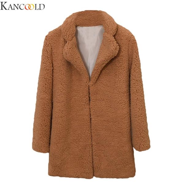

kancoold coat slim ladies trench coat women dress women windbreakers plus size collar autumn sets faux fur coats new, Tan;black