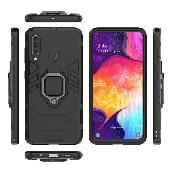 

magnetic holder phone case for samsung a60 case metal phone finger ring car stand holder cover case