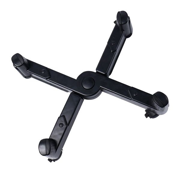 

computer case caddy stand with 5 roller wheels foldable flexible x-type #2