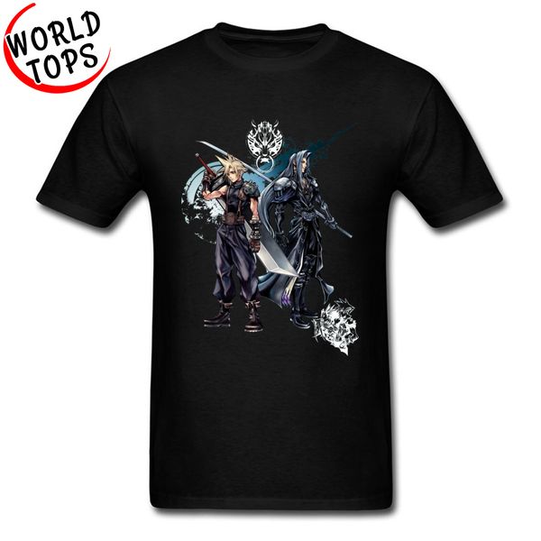 

final fantasy tee shirt cotton videogame geek tshirt comfortable special o-neck tshirts spring funny t shirt men